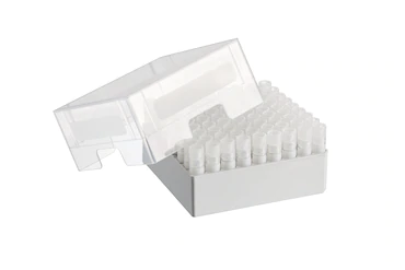 艾本德儲存盒 9 × 9, 可放置 81  個螺旋蓋（凍存）管， 3   mL，2  件，高 76  mm，3  英寸，聚丙烯材料，可耐受最低 -86  °C，可高溫高壓滅菌，帶蓋子并具有數(shù)字字母標識